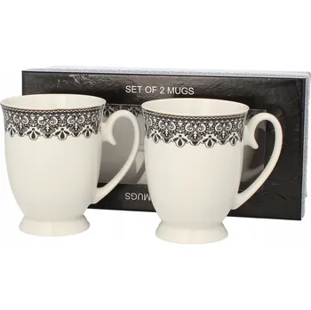 Hrnek Livello VINTAGE ORNAMENT porcelánový 350 ml