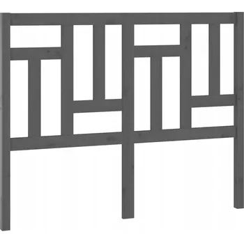 Čelo postele VidaXL , šedé, 125,5 x 4 x 100 cm
