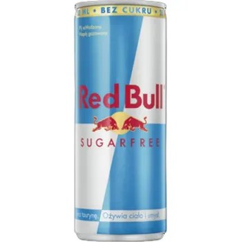 Energetický nápoj Energetický nápoj Red Bull bez cukru 250 ml obohacený ovocnou šťávou