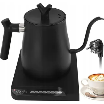 Rychlovarná konvice RYCHLOVARNÁ KONVICE 1L 7 TEPLOT UDRŽOVÁNÍ TEPLA S VÝLEVKOU ČERNÁ