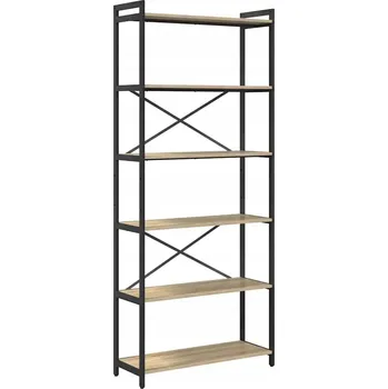 Knihovna Police dřevěná VidaXL 80 x 30 cm dub sonoma