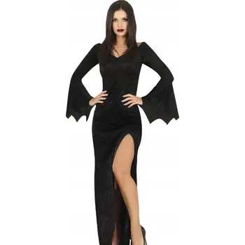 Karnevalový kostým Kostým gotická dáma Morticia Addams 38-40 M