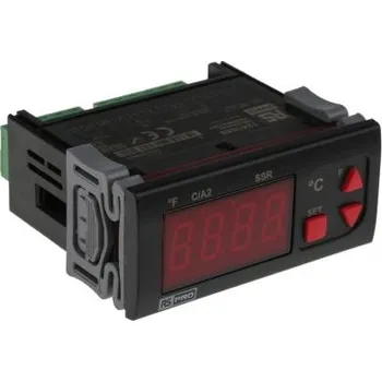 Regulátor teploty s vypínačem 230 V AC, rozsah: -200→ plus 600 °C (PT100), -99,9→ plus 300 °C (PT100)