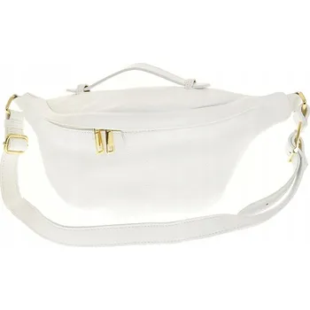Kabelka Laura Biaggi kabelka přes rameno přírodní semišová kůže bílá