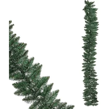 umělá květina Umělá girlanda 180 cm - zelená smrk, vánoční dekorace na stůl a krb Barva: Zelená