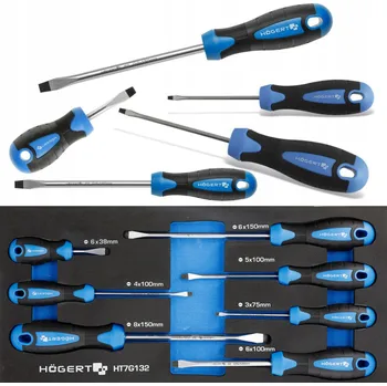 Šroubovák HOGERT HT7G132 Sada plochých šroubováků 7 ks