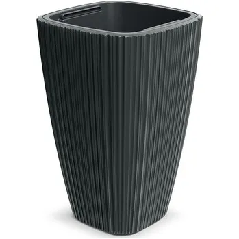 Květináč ORO 29 cm - barva: tmavě šedá