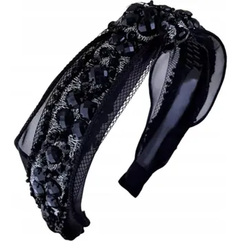 Čelenka Elastická čelenka do vlasů klasická černá