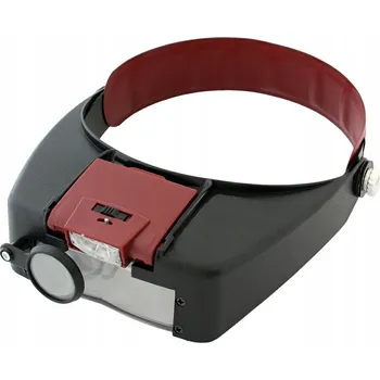 Lupa Zvětšovací brýle s LED 10x hodinářské brýlová lupa pro servis AG578