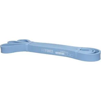 Odporová posilovací guma Fitforce LATEX LOOP EXPANDER 25 KG UNI Světle modrá, Bílá