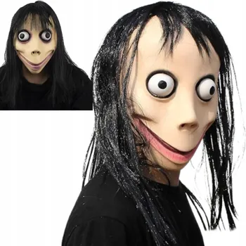 Karnevalová maska Latexová maska na obličej – béžová