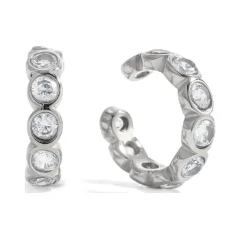 Náušnice Ear Cuff Diamond 2 ks ocelový