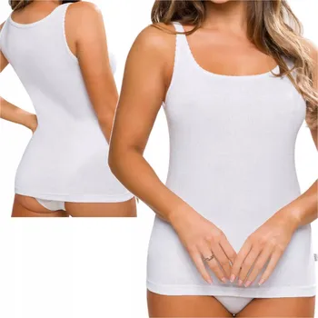 Dámské tričko Dámské Tričko EMILI Mania bílé bavlna , velikost XL