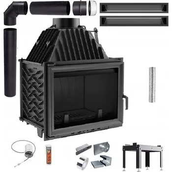 Krbová vložka KRBOVÁ VLOŽKA LITINOVÁ ZUZIA 15 EKOPROJEKT SADA TRUBKY VZDUCHOVODY