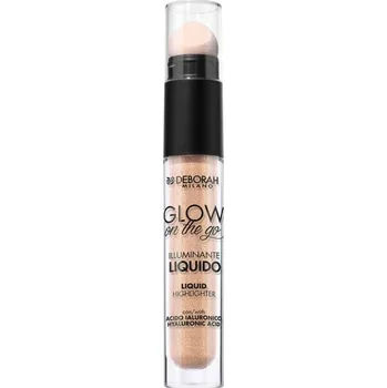 Kosmetika Deborah Milano tekutý rozjasňovač s kyselinou hyaluronovou, Glow On the Go!, 4,6g