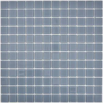 Obklad Skleněná mozaika WzorcowniaStudio 30 x 30 cm, odstíny šedé a stříbrné