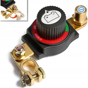 vypínač HLAVNÍ VYPÍNAČ PROUDU 300A 12V-48V odnímatelný otočný knoflík