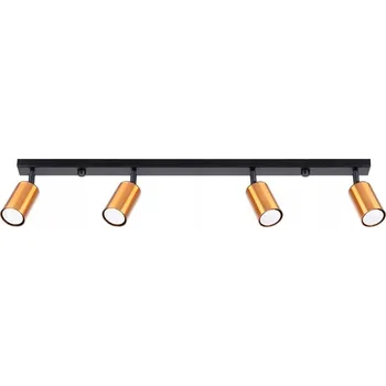 Stropní Svítidlo SOLLUX LIGHTING 6 x 82 cm černý