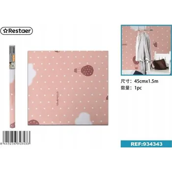 Tapeta Tapeta Samolepicí Růžová Vzor Obláčky