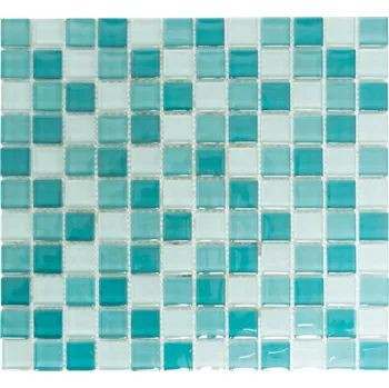 Obklad Skleněná mozaika WzorcowniaStudio 32,7 x 30,2 cm, odstíny zelené