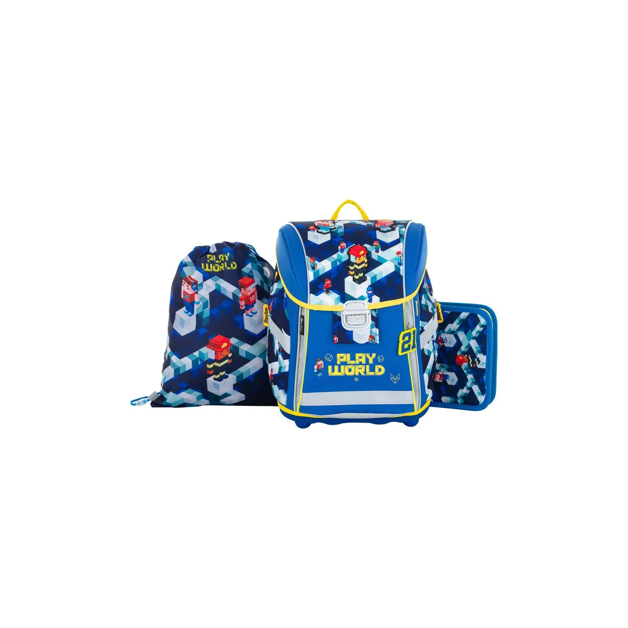 Fotografie 2 - Set školních potřeb Oxybag Premium Light 3dílný set Playworld