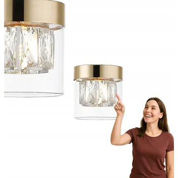 Kulatý Stropní Svítidlo Zuma Line 11 x 11 cm, odstíny žluté a zlaté