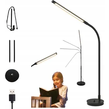 Stojací lampa MODERNÍ LED STOJACÍ LAMPA, STOLNÍ LAMPA, NOČNÍ LAMPA, 12W 140 CM