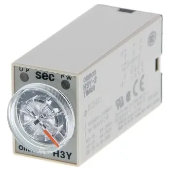 Timer Relay DPDT 4kontaktové 1 funkce 24V ac