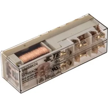 Relé Relé bez blokování 4PNO, DPST Montáž na plošný spoj 24V dc SR6