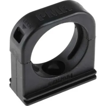 Organizace kabelů Kabelová spona Montážní úchytka pro průměr svazku 32mm Nylon 66 Černá 45.5 x 20 x 48mm PMA