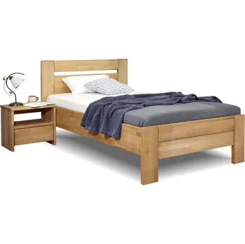 Postel Zvýšená postel z masivu Orfeus, masiv buk, 120x200