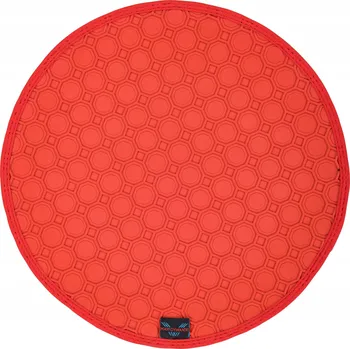 Miska pro psa Silikonová podložka pod misku Max-Dywanik červená 1 l