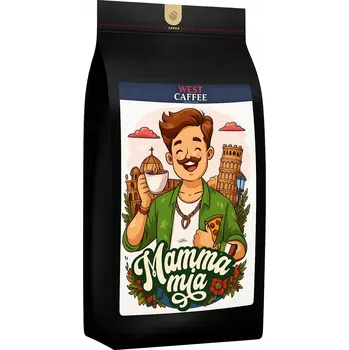 Káva Káva zrnková Arabica West Caffee Mamma Mia 100% Arabica 1000 g