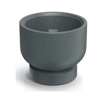 Květináč Květináč MOLTA BASE ROUND 40 cm - barva: granitová šedá