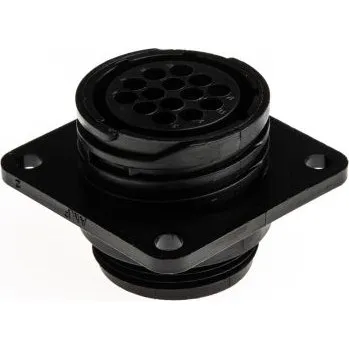 Elektrický konektor Kulatý konektor, počet kontaktů: 14, Panel, velikost: Standard TE Connectivity, pohlaví kontaktu: Vnitřní, orientace