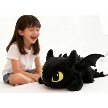 plyšák DRAK BEZZUBKA VELKÝ Jak vycvičit draka 60 cm