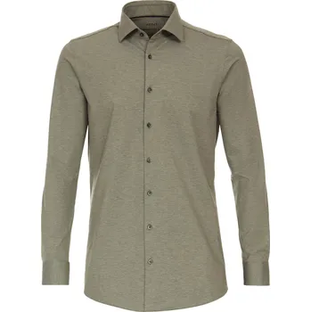 Pánská košile Pánská bavlněná košile Barva: Zelená, Velikost: 44, Střih: SLIM FIT