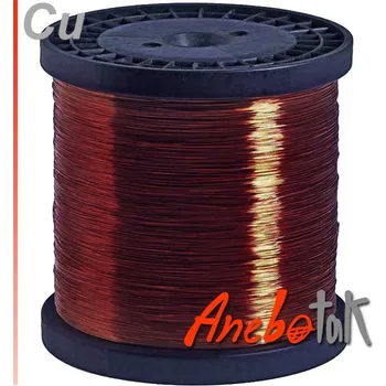 Hobby drát Měděný drát lakovaný, 0,4 mm , cívka 6,7 kg