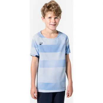 Fotbal KIPSTA Dětský fotbalový dres s krátkým rukávem Viralto Block 7 LET MODRÁ|ŠEDÁ
