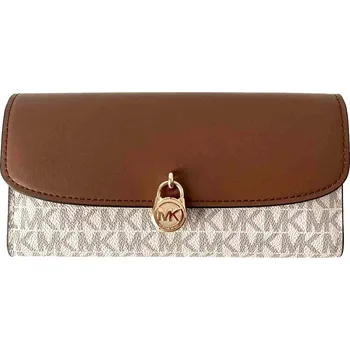 Peněženka Michael Kors peněženka Hamilton Continental logo vanilla