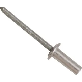 Nýt Nýt, délka nýtu: 9.5mm, Šedá, Prostý Slepý, průměr nýtu: 4.8mm