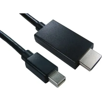 Video kabel Sestava kabelů pro digitální video a monitory 3m Mini DisplayPort na Samec HDMI barva Černá