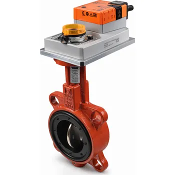 Ventil 624B Klapka mezipřírubová s elektropohonem BELIMO Napájecí napětí: 24V AC/DC, Dimenze (DN): DN 32