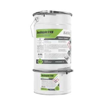 Průmyslové lepidlo Epoxidová,nízkoviskózní injektáž trhlin betonu | ResiInjekt E1LV - 3kg