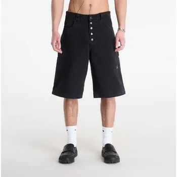Pánské kraťasy Šortky ROA Ash Canvas Shorts Washed Black XL