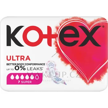 Menstruační vložka Kotex Ultra Super dámské vložky 7 ks