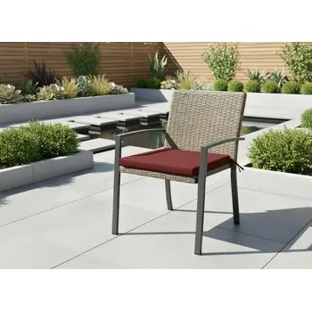 Podsedák Zahradní podsedák na židli GARDEN color 12 vínová 40x40x4 cm Mybesthome