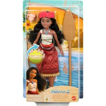 Panenka Mattel Disney Moana 2 Zpívající dobrodružství Interaktivní Panenka Moana 32 cm