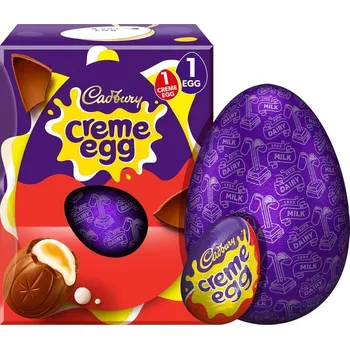 Čokoláda Cadbury Creme Egg čokoládové vajíčko obsahující vajíčko s krémovou náplní 190 g