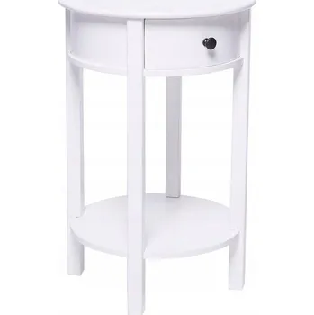 Noční stolek Noční stolek EGEBY 1 šuplík bílý